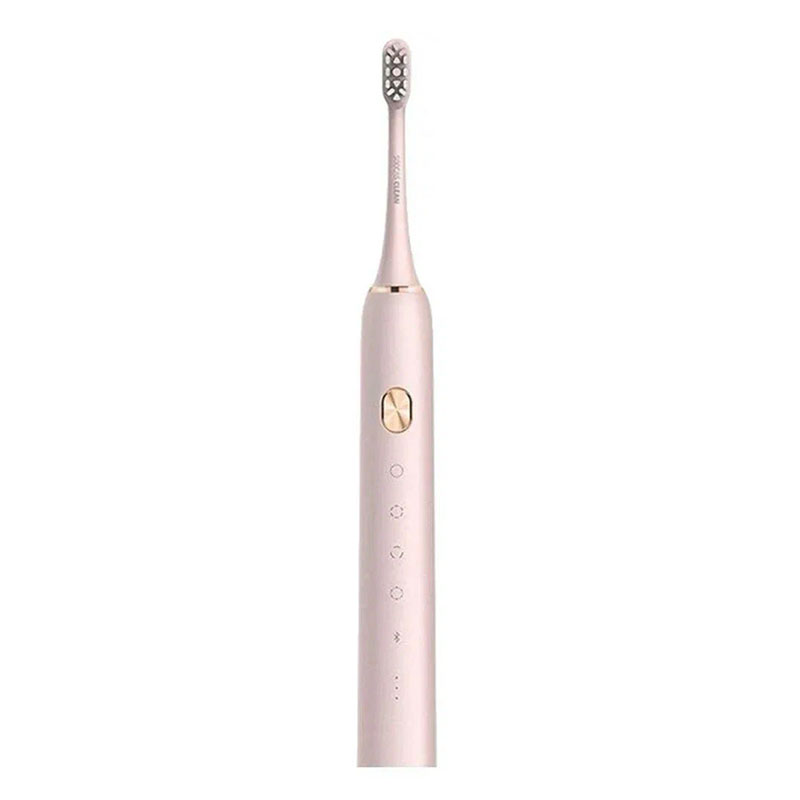 электрическая зубная щетка soocas x3u ru, звуковая, три насадки, 4 режима очистки, розовый
