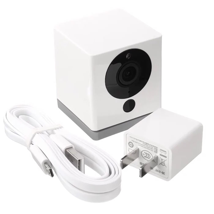 сетевая беспроводная ip-камера xiaomi small square smart camera white (белая)