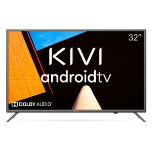 телевизор kivi 32f710kb 32" (2021) серый
