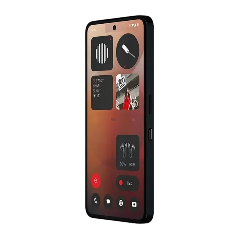 смартфон nothing phone (3a) 8/128 гб, dual nano sim, чёрный/black