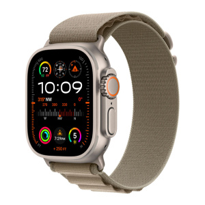 смарт-часы apple watch ultra 2 gps + cellular, 49мм, s, ремешок alpine оливковый