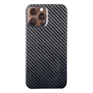 чехол карбоновый для iphone 13 pro max clearcoat matt / черный