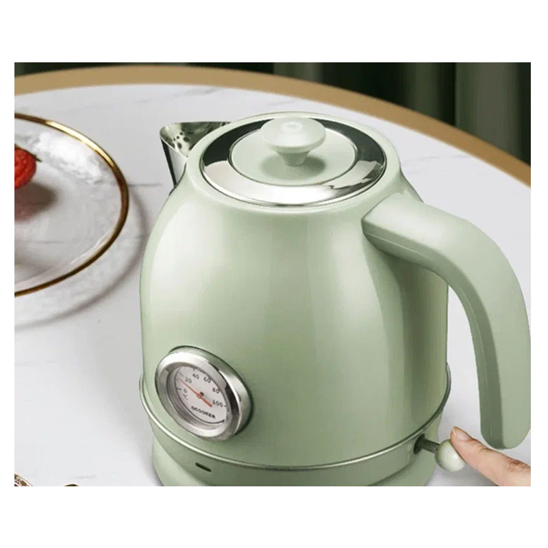 чайник qcooker retro electric kettle 1.7l зелёный (qs-1701)