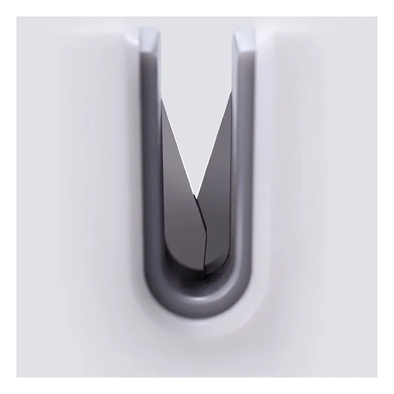 мини-точилка для ножей с тремя головками huohou mini kinfe sharpener (hu0066), белая