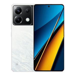 смартфон xiaomi poco x6 8/256 гб global, dual nano sim, белый