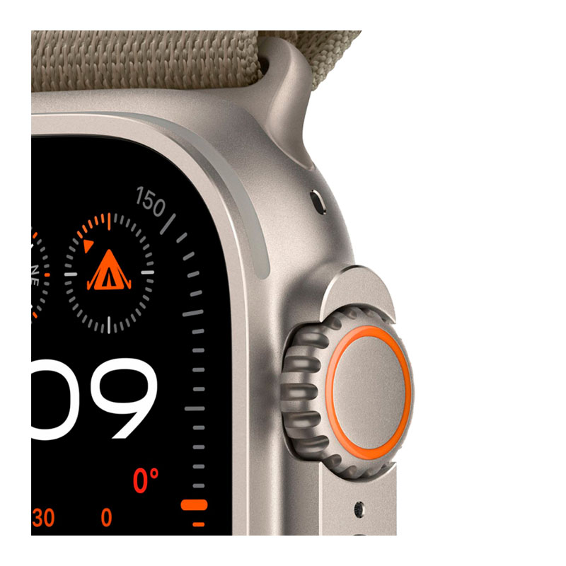 смарт-часы apple watch ultra 2 gps + cellular, 49мм, l, ремешок alpine оливковый