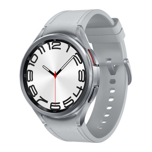 смарт-часы samsung galaxy watch 6 classic, 47 мм серебро (sm-r960nzsacis)