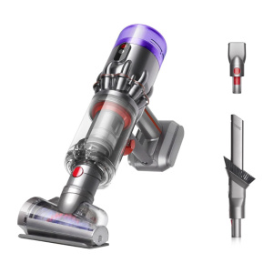беспроводной ручной пылесос dyson humdinger, nickel/purple