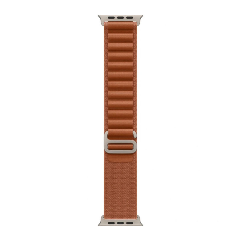 умные часы apple watch series ultra 3 (2025) 49 мм, natural titanium case, terra cotta alpine loop