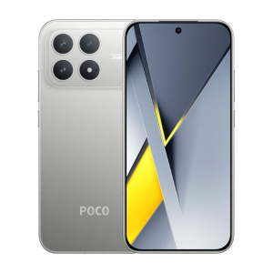 смартфон xiaomi poco f8 pro 12/256 gb, titanium silver/серебристый