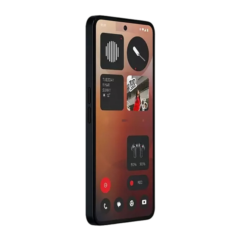 смартфон nothing phone (3a) 12/256 гб, dual nano sim, чёрный/black