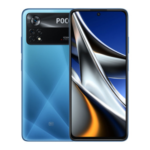 смартфон xiaomi poco x4 pro 5g 6/128 гб ru лазерный синий