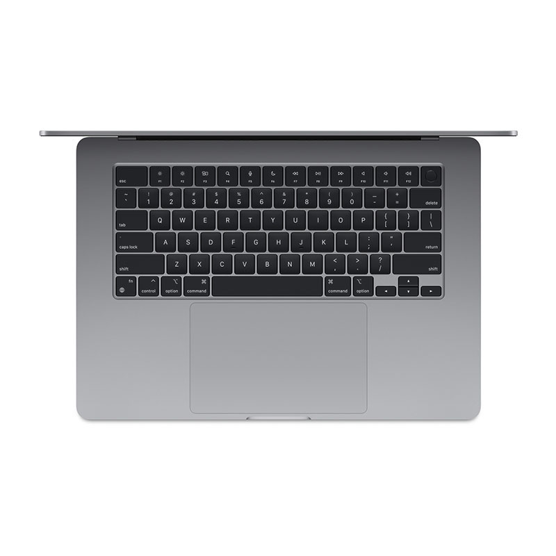 apple macbook air 15" (m2, 8c cpu/10c gpu, 2023), 8гб 256гб, space gray, серый (mqkp3)