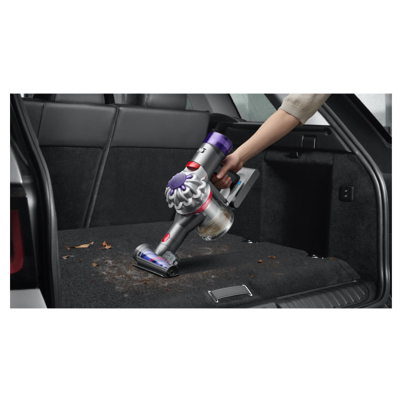 ручной пылесос dyson v8 extra, silver/purple
