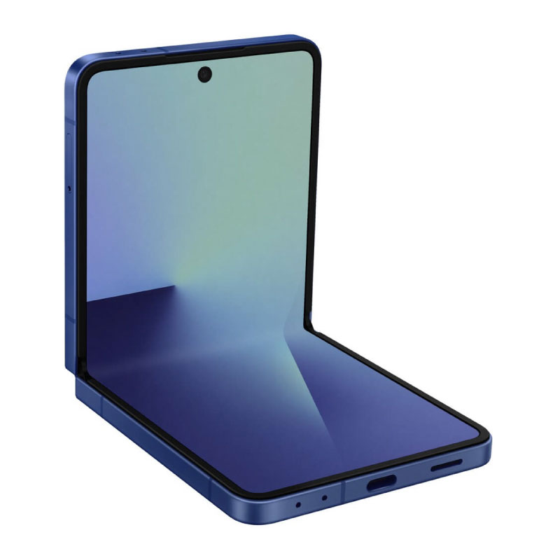 смартфон samsung galaxy z flip7 12/512 гб, dual: nano sim + esim, синий