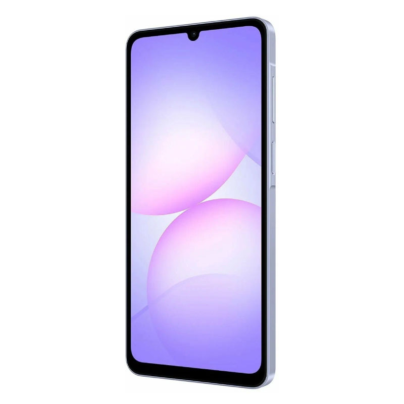 смартфон samsung galaxy a07 4/128 гб, dual nano sim, фиолетовый/light violet