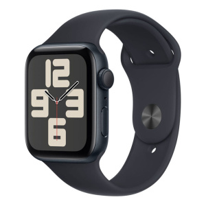 умные часы apple watch series se (2023) gen 2 44 мм aluminium case, midnight sport band (mre93) m/l