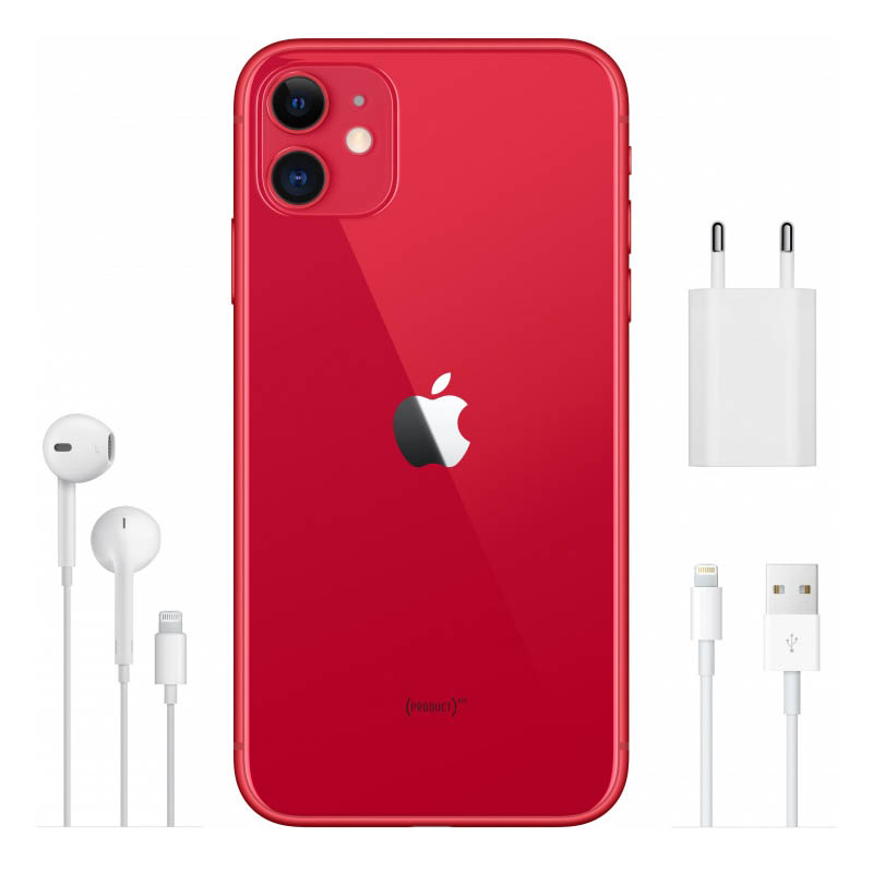 apple iphone 11 64gb ((product) red™), slimbox