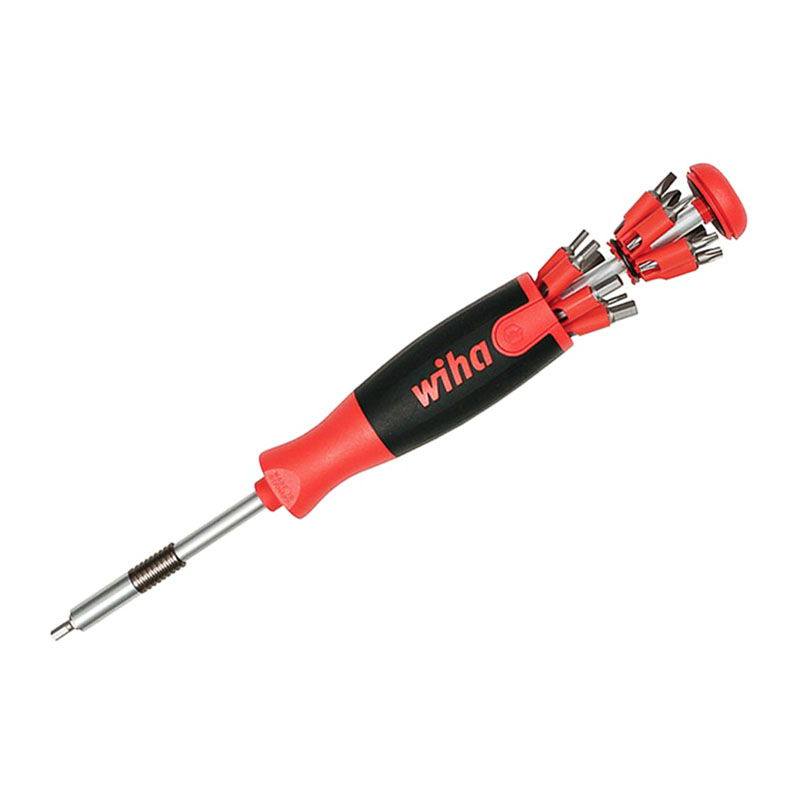 набор инструментов xiaomi wiha 26 в 1 screwdriver kit, 27 предм., черный/красный