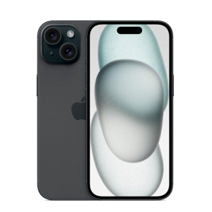 apple iphone 15 256gb, dual: nano sim, черный (mtlj3ch/a)