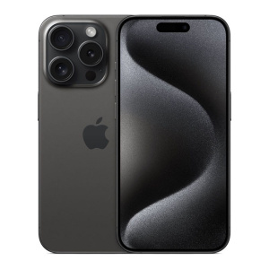 apple iphone 15 pro max 256gb, dual nano sim, black titanium "черный титан"