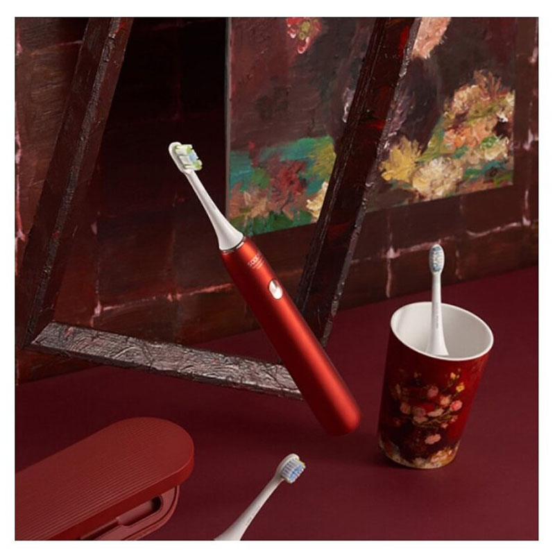 электрическая зубная щетка xiaomi soocas x3u van gogh museum design красная