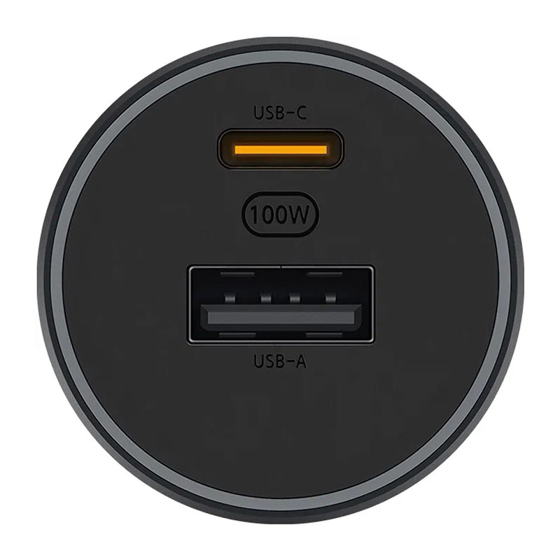 автомобильное зарядное устройство xiaomi car charger 100w (cc07zm)