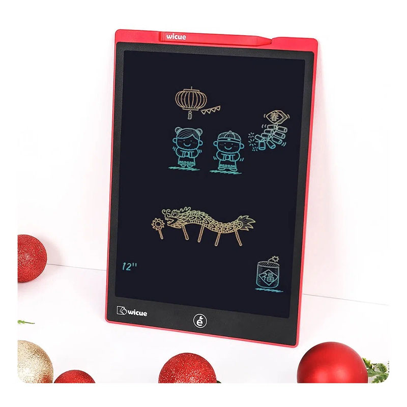 планшет для рисования wicue rainbow lcd tablet 12" red