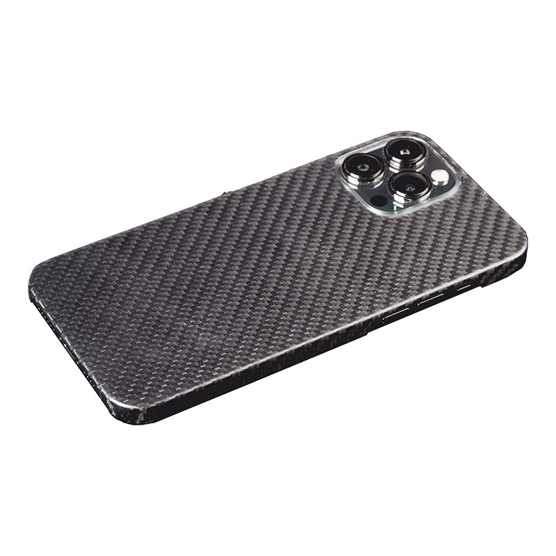 чехол карбоновый для iphone 13 pro max clearcoat matt / черный