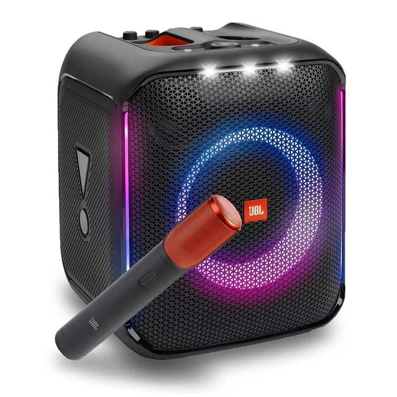 портативная акустика jbl partybox encore с микрофоном, черный