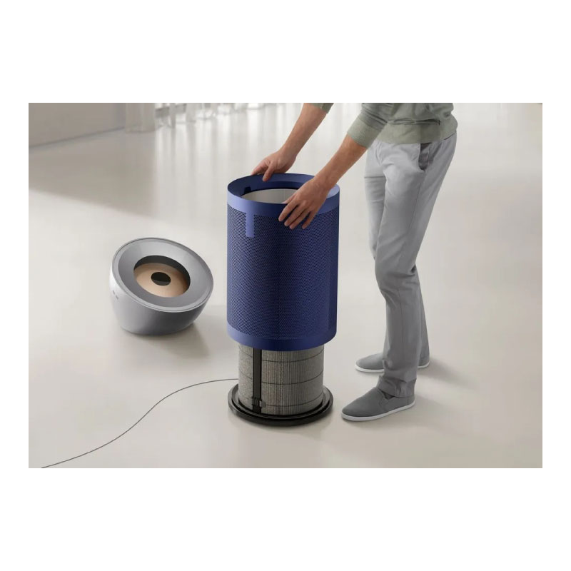 очиститель воздуха dyson purifier big+quiet formaldehyde яркий никель/прусский синий