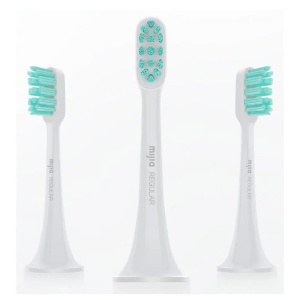 сменные насадки для зубной щетки electric toothbrush t300/t500 белая 3шт, белый