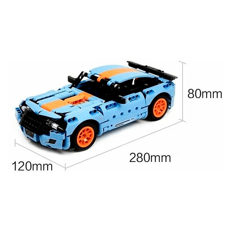 конструктор onebot building block supercar blue