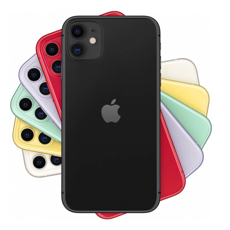 apple iphone 11 128gb black (черный), slimbox