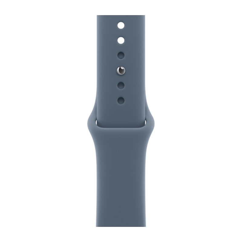 умные часы apple watch series 11 (2025) gps 42 мм, space grey aluminium case, sport band, blue s/m