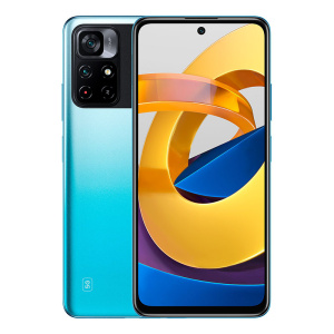смартфон xiaomi poco m4 pro 5g 4/64 гб global, холодный синий