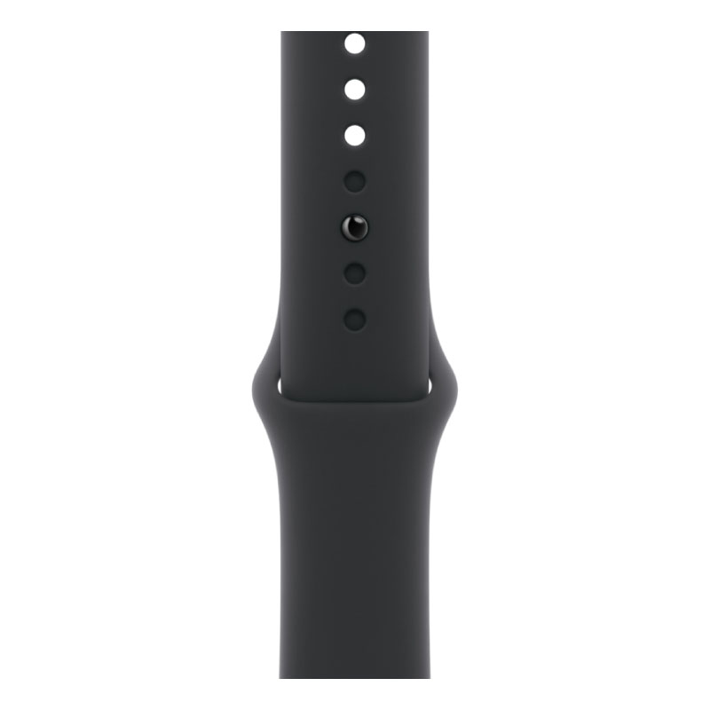 умные часы apple watch series 11 (2025) gps 46 мм, jet black aluminium case, sport band, black m/l