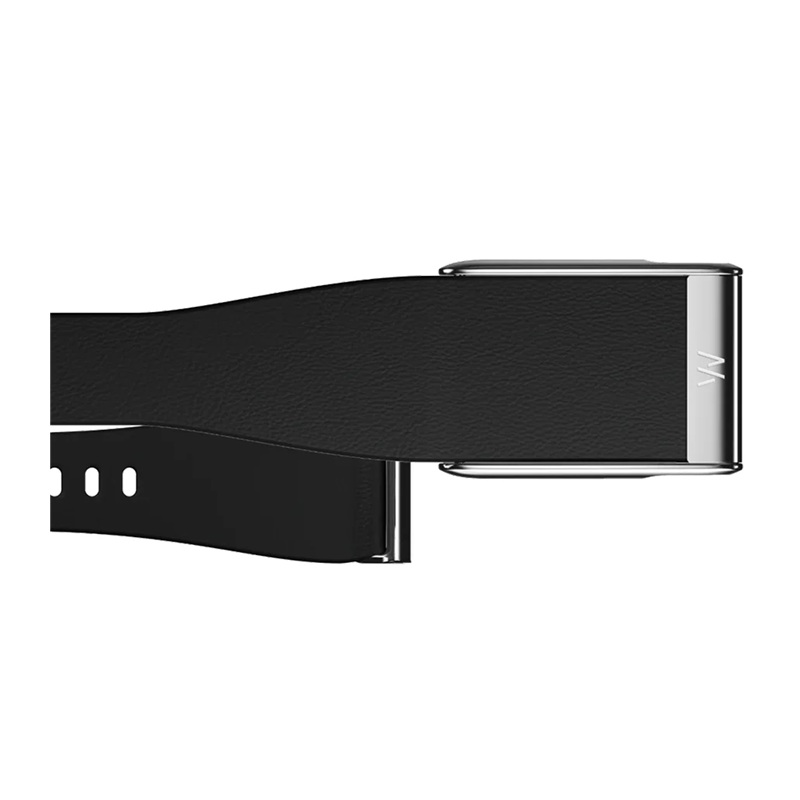 ремешок для whoop 5.0 leatherluxe, черный (black), l