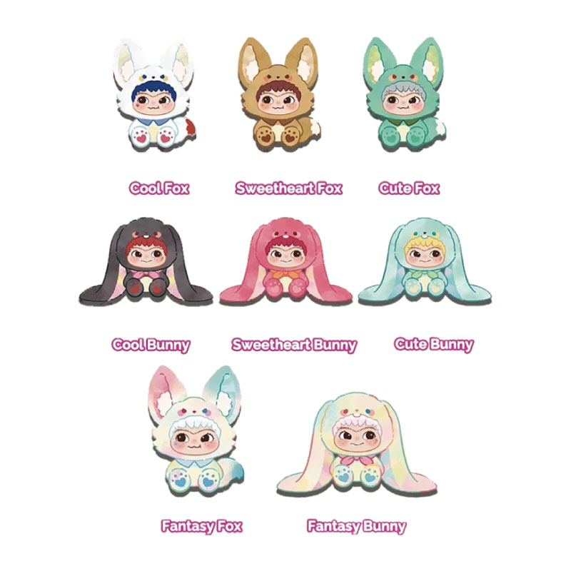  коллекционная фигурка letsvan wakuku fox&bunny