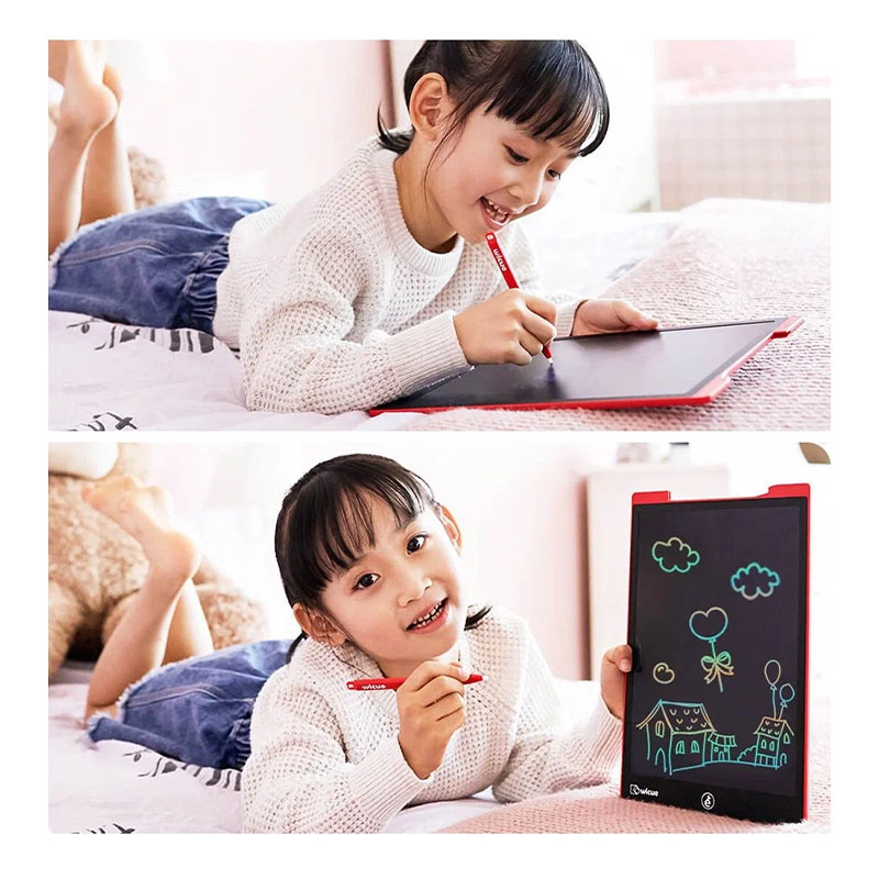 планшет для рисования wicue rainbow lcd tablet 12" red