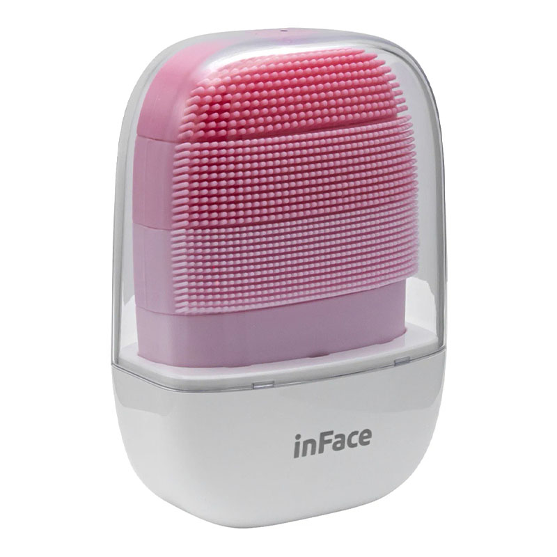 щетка ультразвуковая для лица xiaomi inface sonic clean ms2000, pink