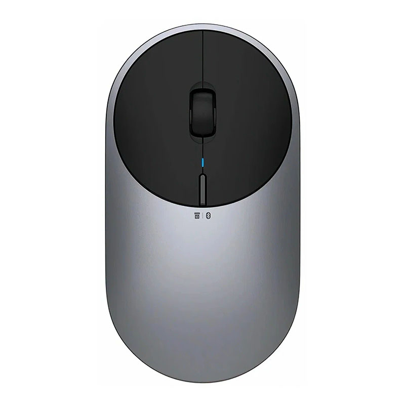 беспроводная компактная мышь xiaomi mi portable mouse 2, черный