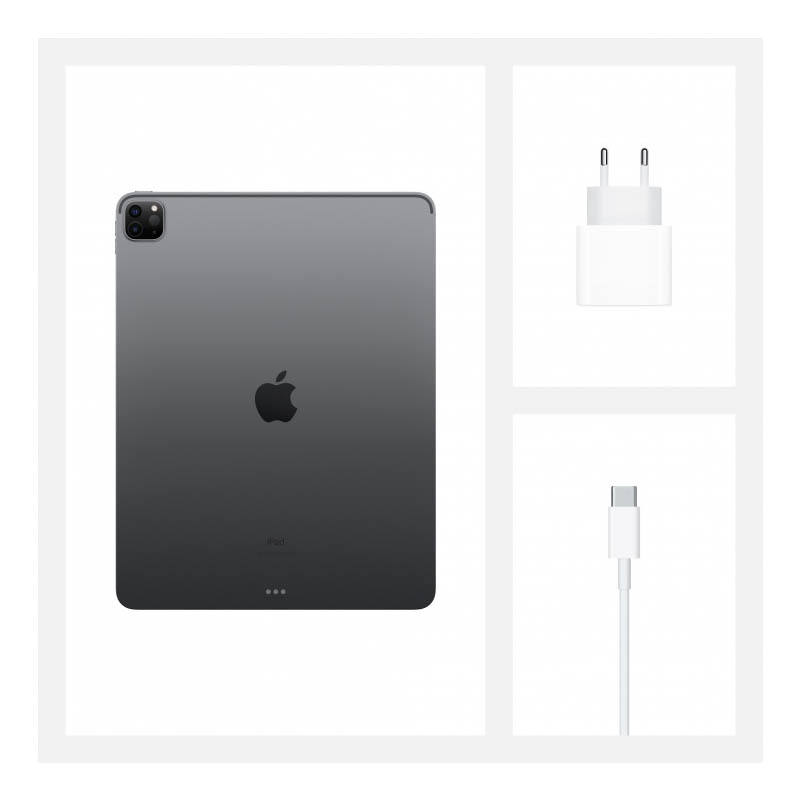 планшет apple ipad pro 12.9 wi-fi 512gb (2020) space gray (серый космос)