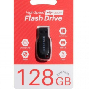 флешка usb flash drive borofone ud2, 128gb