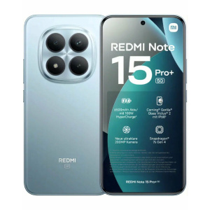 смартфон xiaomi redmi note 15 pro+ 5g 8/256 гб, dual nano sim, glacier blue/голубой