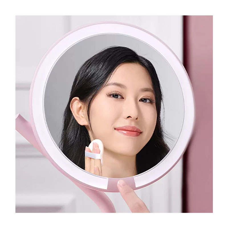 зеркало xiaomi amiro mini 2 desk makeup mirror pink