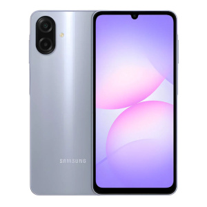 смартфон samsung galaxy a07 4/128 гб, dual nano sim, фиолетовый/light violet