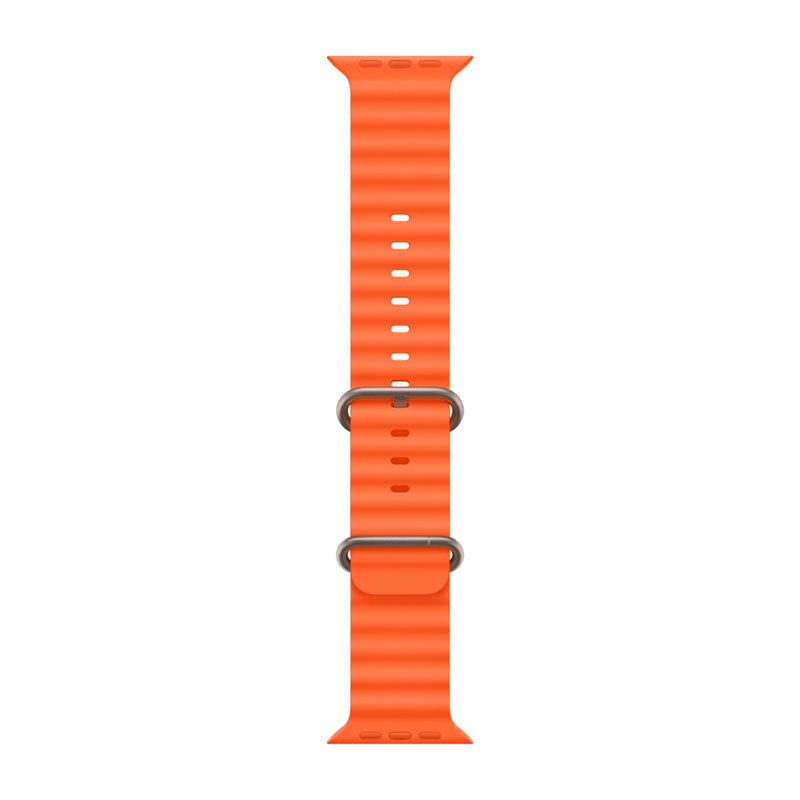смарт-часы apple watch ultra 2 gps + cellular, 49мм, ремешок ocean оранжевый
