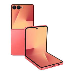 смартфон samsung galaxy z flip7 12/512 гб, dual: nano sim + esim, коралловый